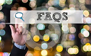 Frequently Asked Questions Faq Feedback Concept