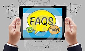 Frequently Asked Questions Faq Feedback Concept