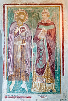 Fresco in Baptistry of Basilica di Aquileia