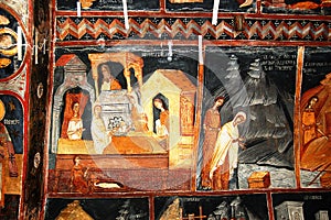 Fresco in bulgarian monastery