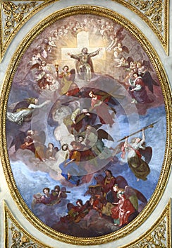 Fresco in the Church of Holy Martyrs Solutor, Adventor and Octavius