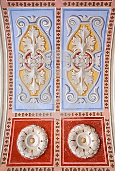 Fresco in the church of Saint Matthew in Stitar, Croatia