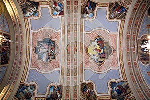 Fresco in the church of Saint Matthew in Stitar, Croatia