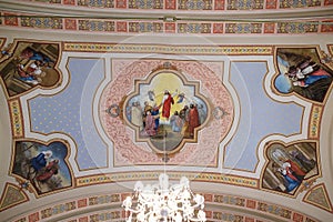 Fresco in the church of Saint Matthew in Stitar, Croatia