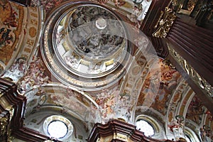 Fresco in cloister Melk photo