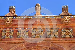 Fresco Detail on Ringling Mansion