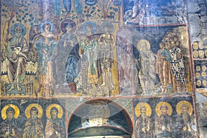Fresco inside the Akhtala monastery