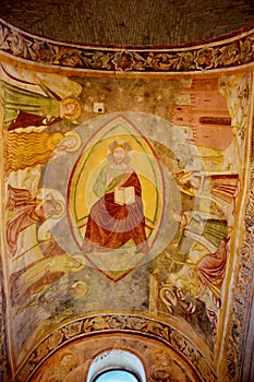 Fresco in the Lombard Temple, Cividale Del Friuli Italy