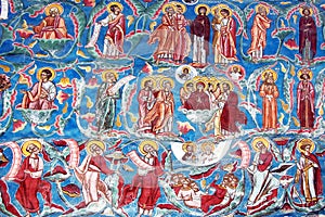 Fresco on Moldovita Monastery