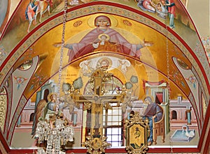 Fresco on Mount Tabor
