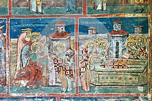 Fresco painting from Humor Monastery