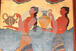 Fresco of the Palace of Knossos