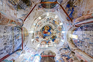 Fresco's,Panayia ton katharon church in the kyrenia mountains,northern cyprus