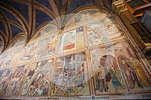 Fresco in San Gimignano Collegiata