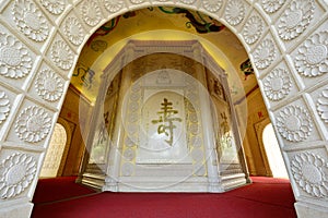 The fresco,scripture and carving in the pagoda