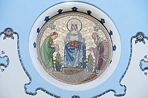 Freska na kostele sv. Alžběty