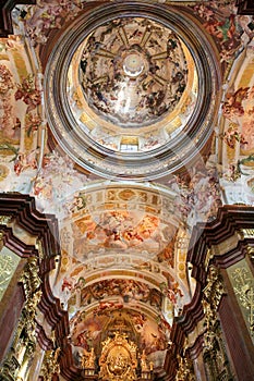 Fresco in Stift Melk, Austria