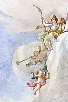 Fresco Wieskirche photo