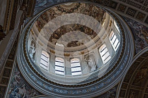Frescoed Chapel of Saint Andrea Church in Mantua -Italy photo