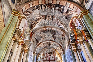 Frescoes Basilicas Sanctuary of Jesus Atotonilco Mexico