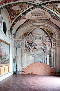 Frescoes In Casino Montaldo Villa Lante Italy