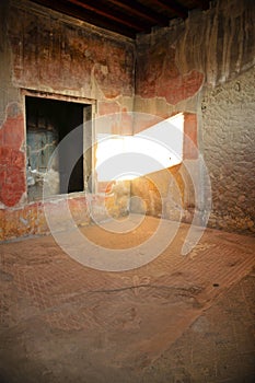 Frescoes in Herculaneum, Campania