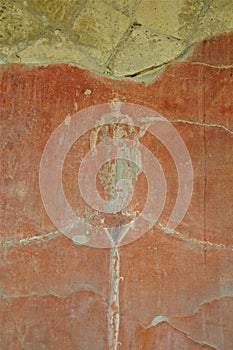 Frescoes in Herculaneum, Campania
