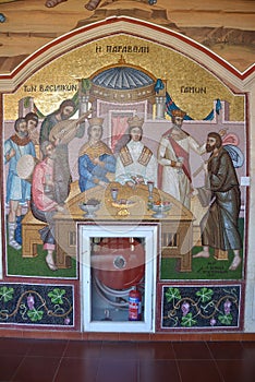 The frescoes in the monastery of Kykkos