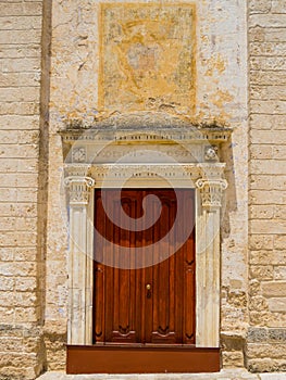 Frescoes, Mother Church, Ginosa, Italy