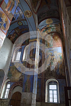 Frescoes of the Nativity of the Virgin Cathedral in Bogoliubovo Monastery, Russia