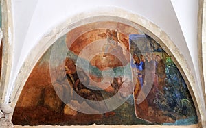 Frescoes with scenes from the life of St. Francis of Assisi