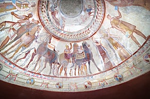Frescoes In Tomb Of Thracian King photo