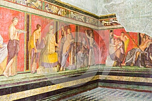 Frescos in the Villa of the Mysteries, Pompeii