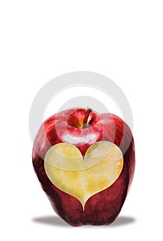 fresh Apple Heart