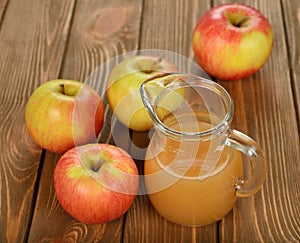 Fresh apple juice