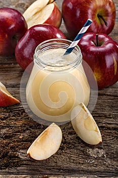 Fresh apple juice