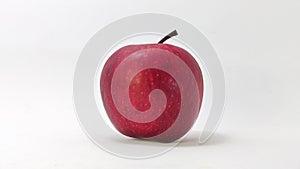 fresh apple on a white isolated surface