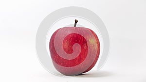 fresh apple on a white isolated surface