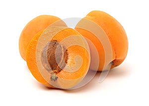 Fresh apricot fruits