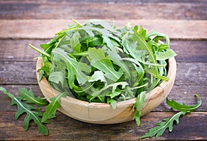 Fresh arugula salad