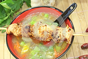 Fresh Asian Chicken consomme