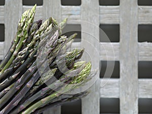 Fresh asparagus, asparagi