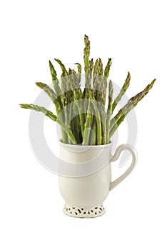 Fresh Asparagus In A Cup