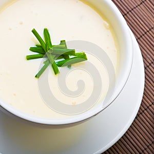 Fresh asparagus soup