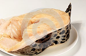 Fresh Atlantic wolffish fillet