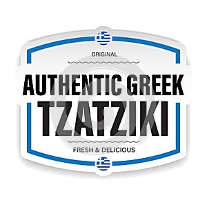 Fresh Authentic Greek Tzatziki sign