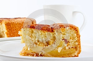 Fresh baked applecake