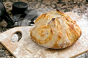 Fresh baked artisan bread