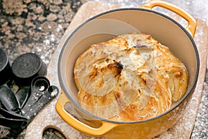 Fresh baked artisan bread