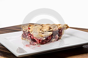 fresh baked cherry pie